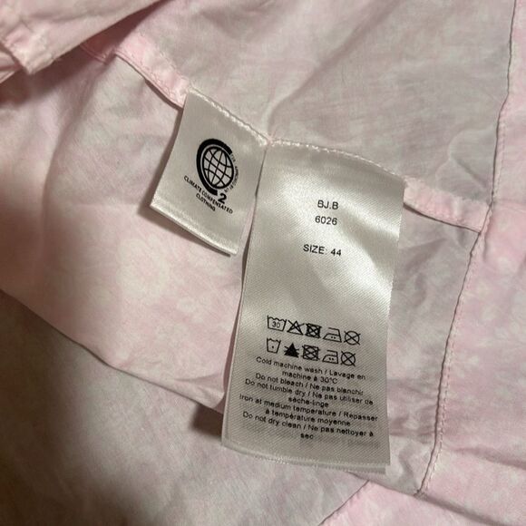 Ganni Pink Puff Sleeve Top - Picture 9 of 11